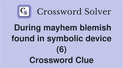 mayhem crossword puzzle clue|noisy mayhem crossword clue 6.